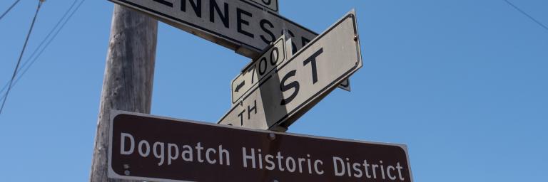 Dogpatch cross street signs