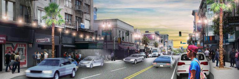 6th Street Conceptual Rendering of Proposed Improvements