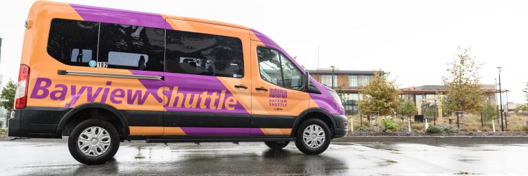Bayview Shuttle van vehicle 