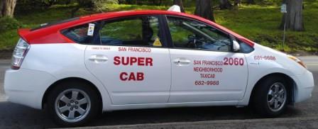 Photo of an Super Cab taxi.