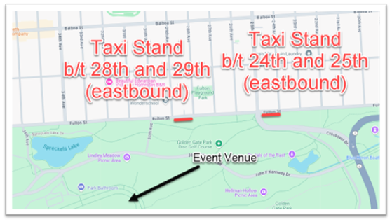 Taxi stand on Fulton