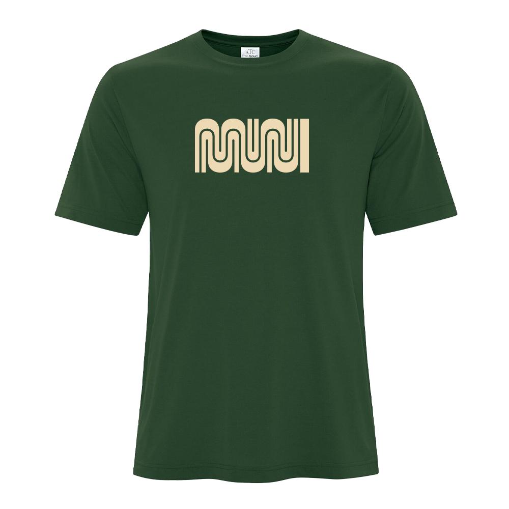 Front view of the Information Give T-shirt on The Muni Store.