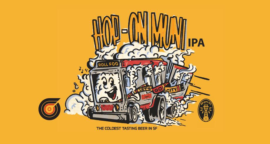 Hop on Muni IPA label_26