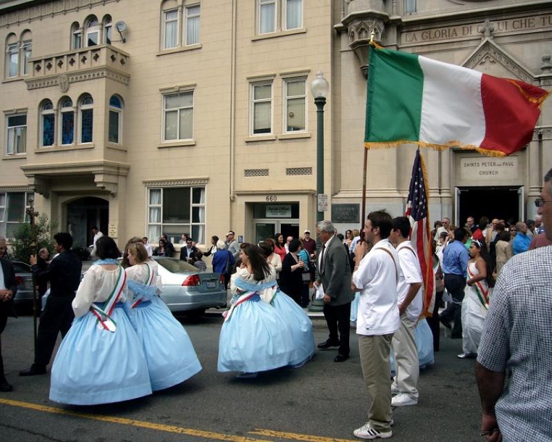 Italian Festival parade procession