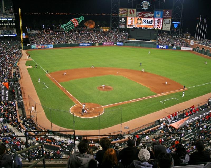AT&T Park Night Game