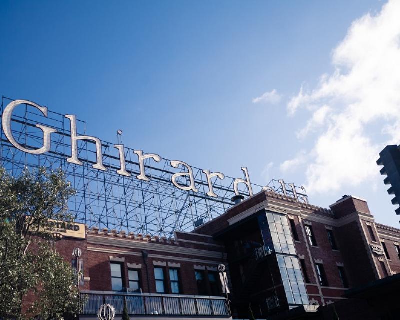Ghirardelli Square Sign