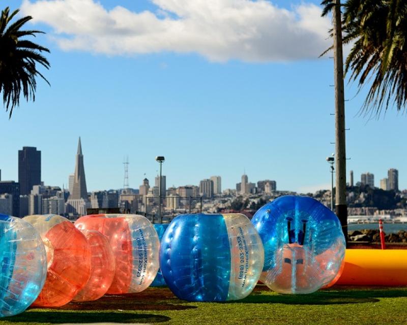 A sunny day on Treasure Island in 2016.