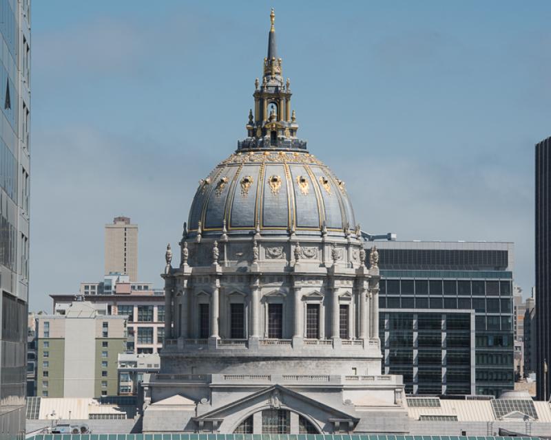 View of City Hall dome