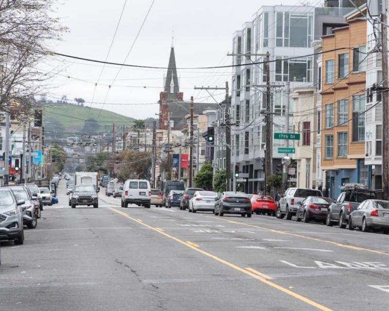South Van Ness Avenue Quick-Build Project: road diet