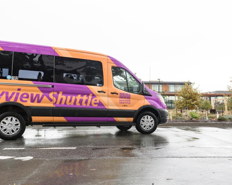 Bayview Shuttle van vehicle 