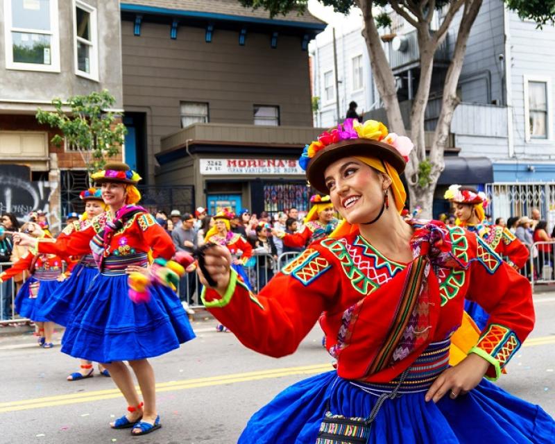 Carnaval dancers in the 2017 parade