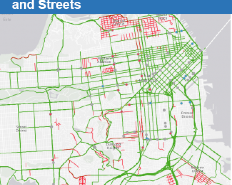 Map of Designated Shuttle Stops and Streets