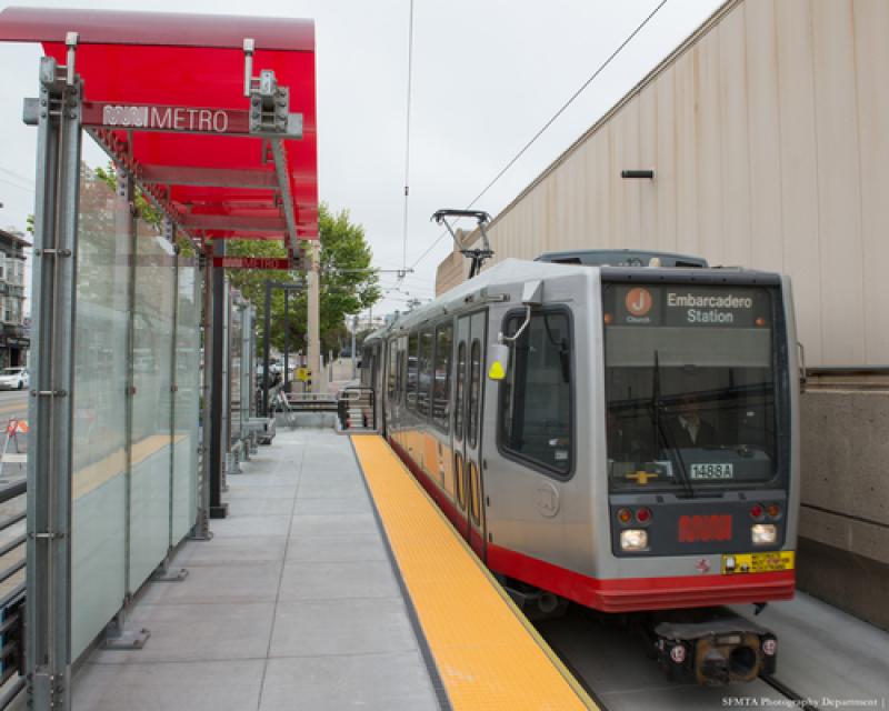 New Accessible Platform for J and K Lines at Balboa Park Station 