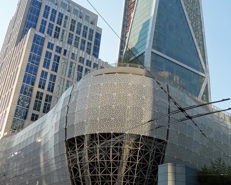 Transbay Transit Center work still in progress in October 2017