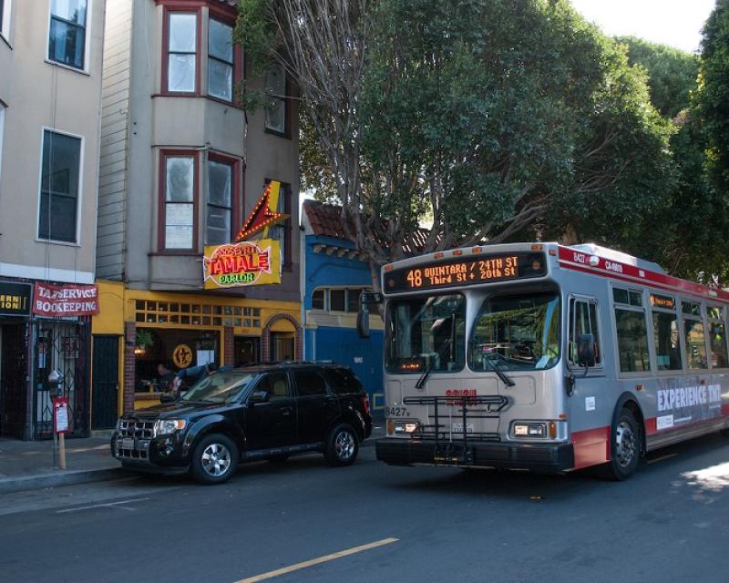 A 48 Quintara/24th Street bus