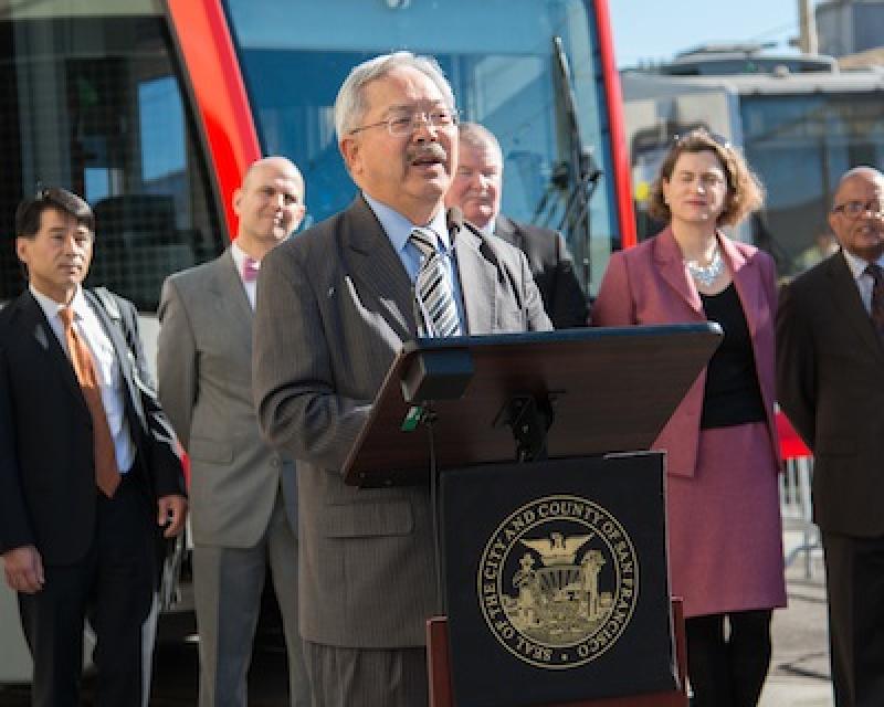 Mayor Lee was a strong champion for transportation