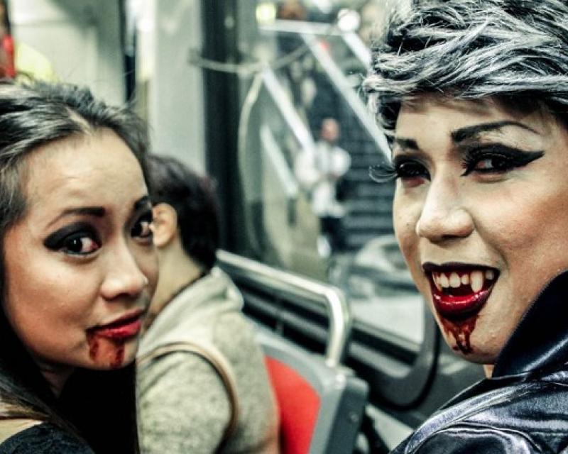 Two vampires on Muni