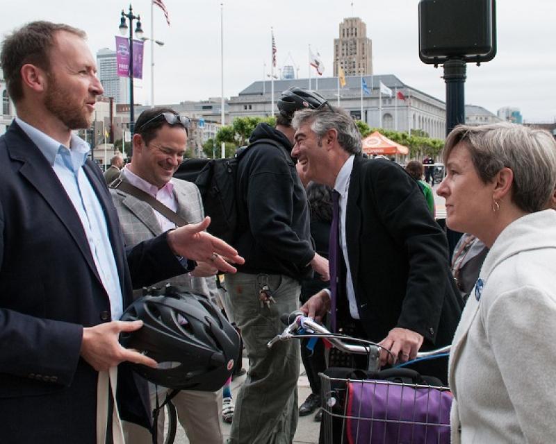 Tom Maguire at Bike to Work Day
