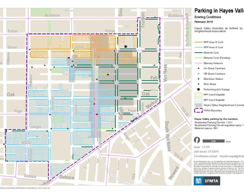 Hayes Valley Map