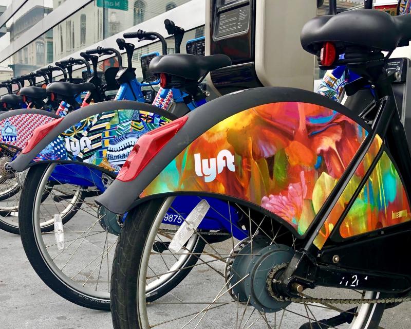 Bay Wheels bikeshare station