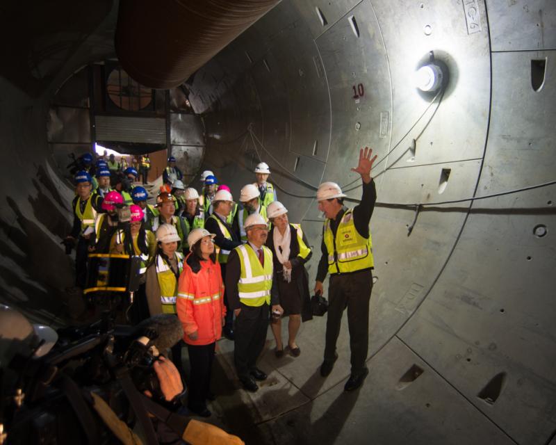 Tour of the Subway with Mayor Lee