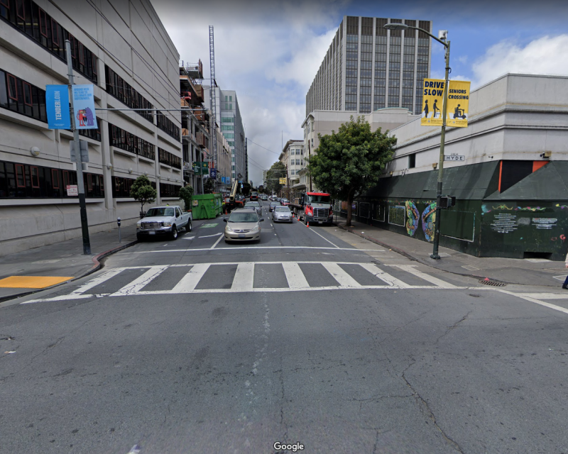 Photo of intersection at Golden Gate and Hyde