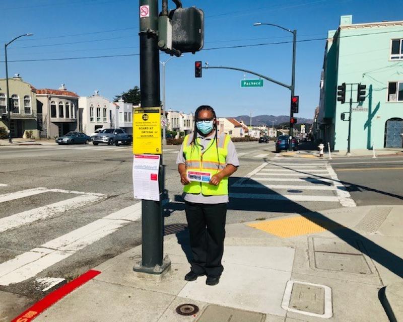 TIP staff helping 28 19th Avenue customers find alternative stops 