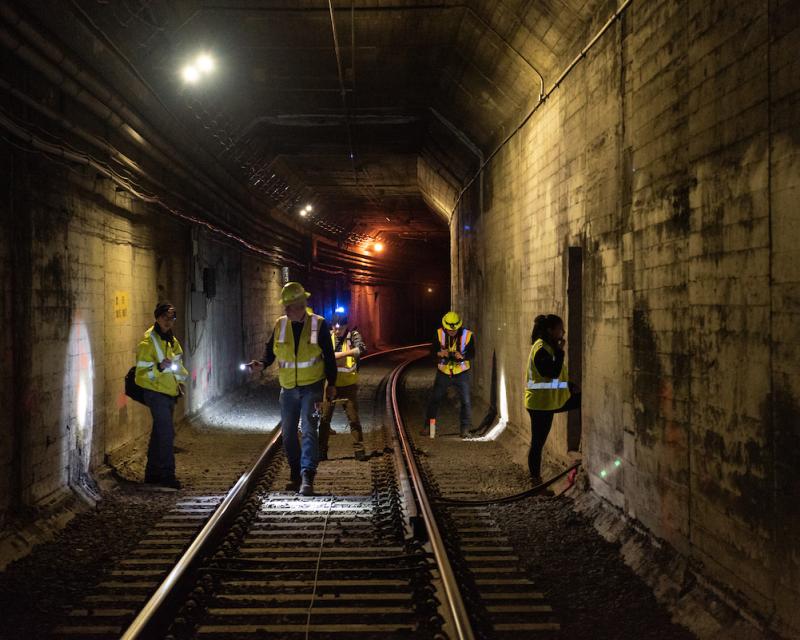 Inspection of Twin Peaks Tunnel