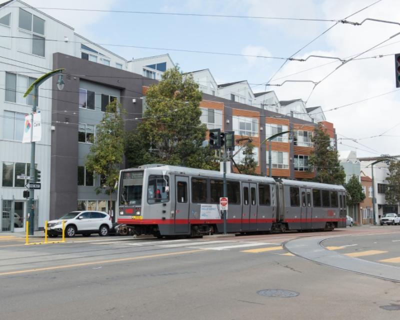 Photo of LRV on 3rd St