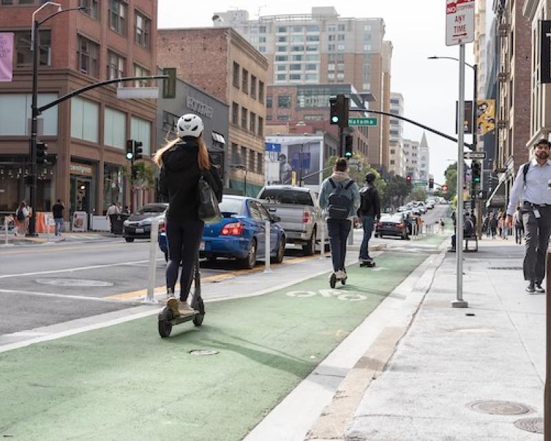 Powered scooters are an increasingly popular way for San Franciscans to move around the city. 