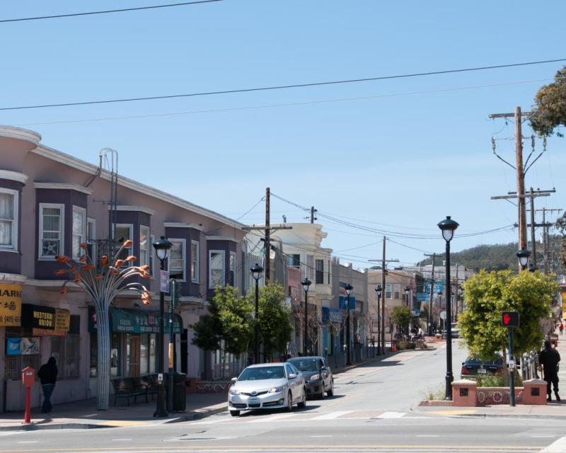 Street in Visitacion Valley