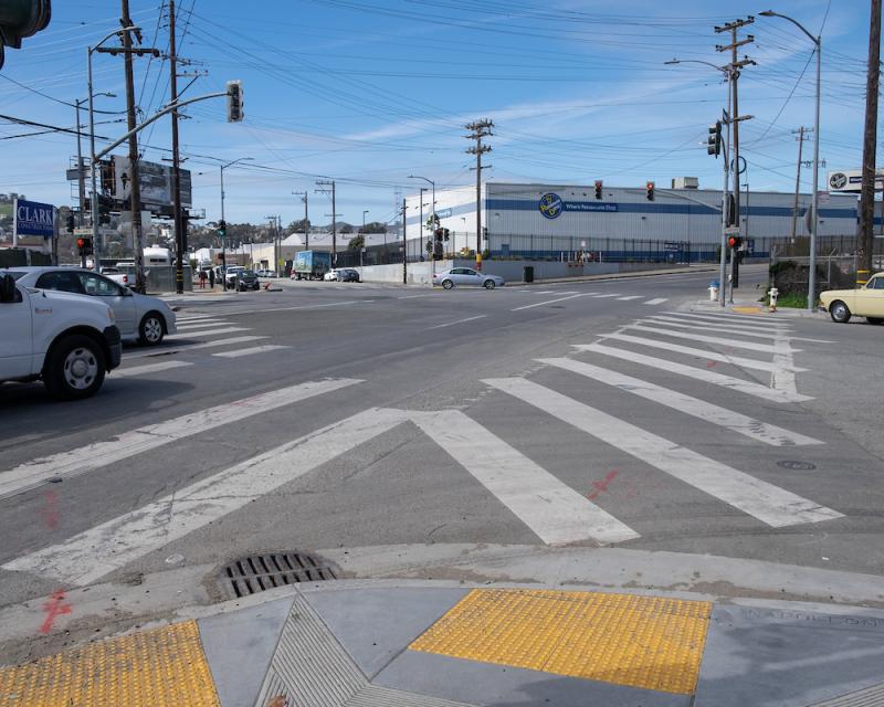 Intersection of Evans Avenue at Toland and Napoleon  