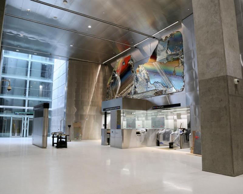 Central Subway's Yerba Buena Moscone Station Concourse Station Entrance