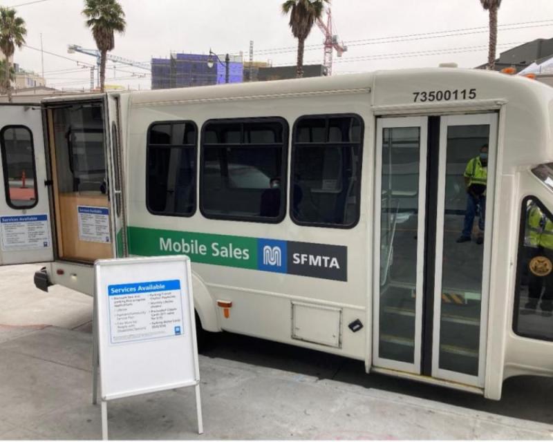 Mobile Sales Van SFMTA's newest service on wheels