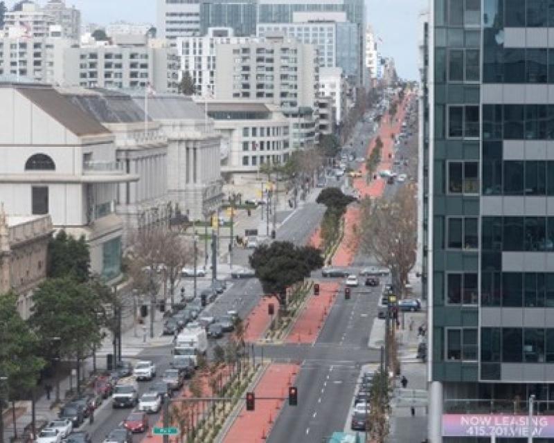 Muni and Golden Gate Transit buses will begin running in the new Van Ness BRT transit lanes this Friday