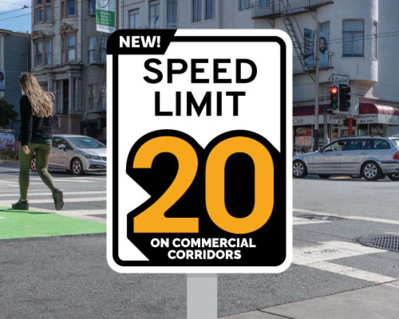 New 20 MPH Speed Limit Sign