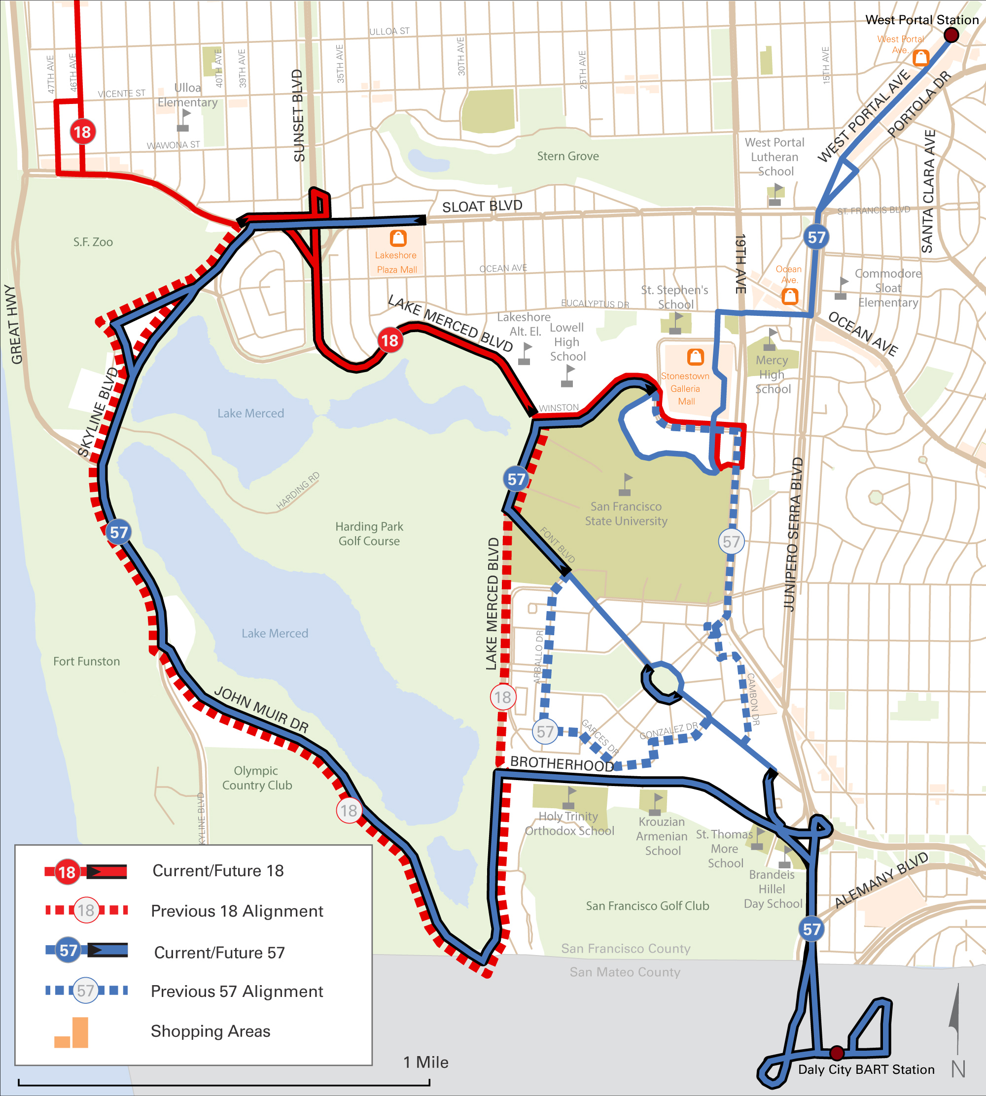 18/57 reroute map