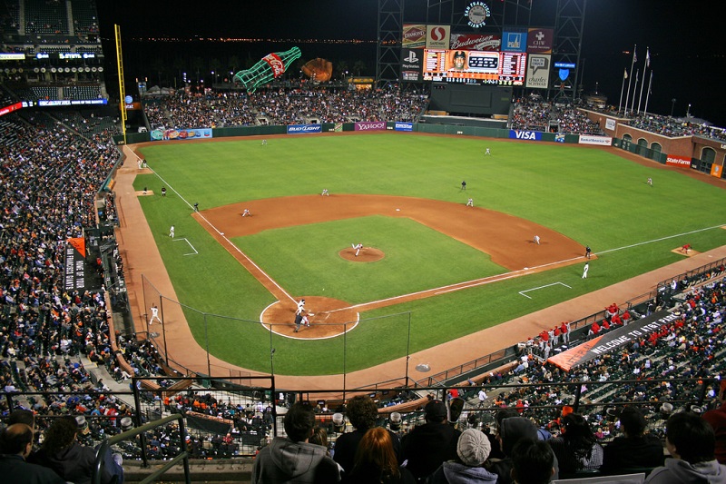 AT&T Park Night Game