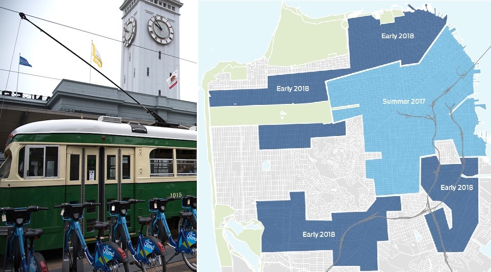 ford gobike map