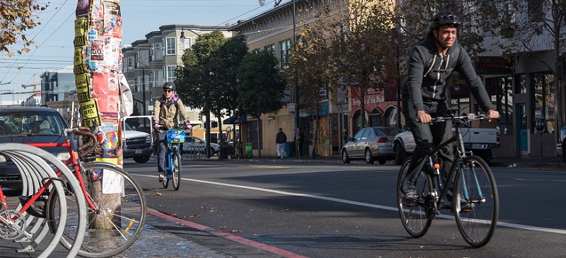 Bikes on Valencia