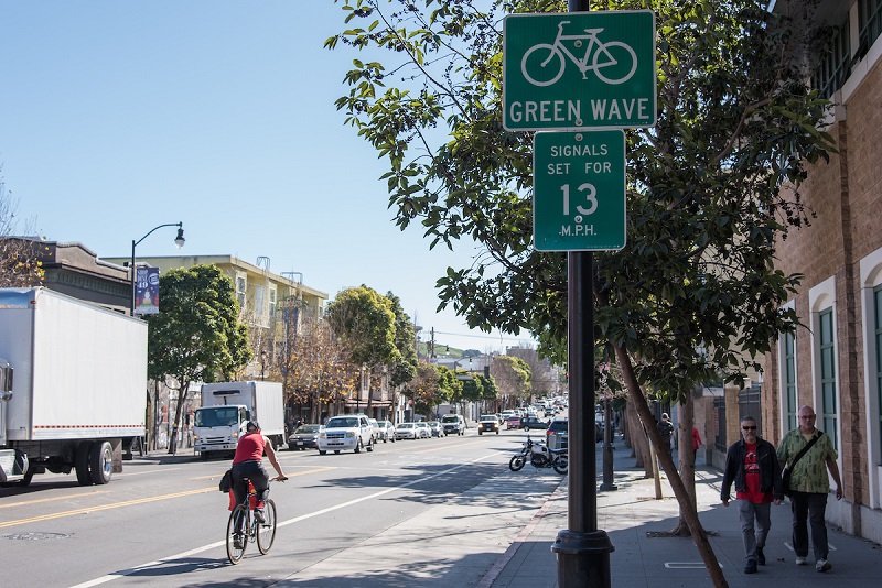 Valencia Bike lane