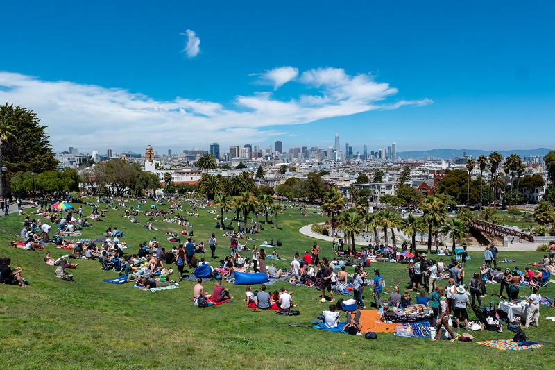 Dolores Park on a Sunny Day