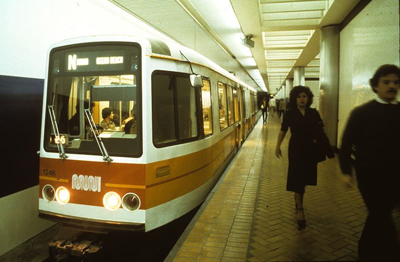 boeing lrv in subway