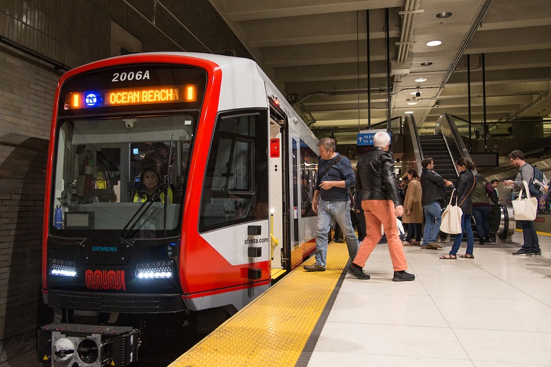 New LRV train in the subway