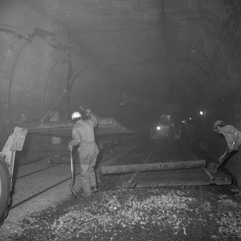 workers in tunnel