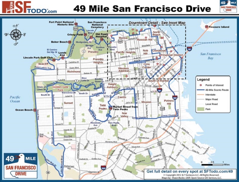 49 mile scenic drive map.