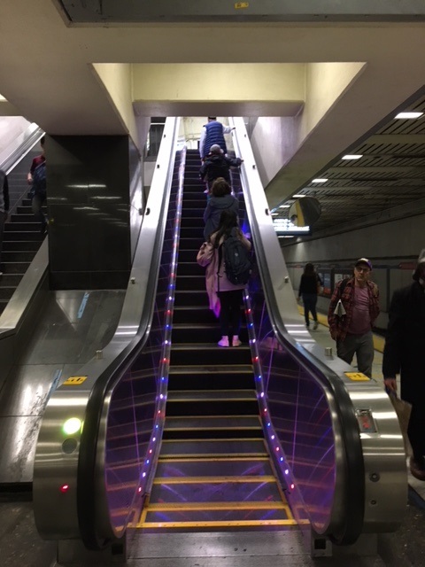 Civic Center Inbound Escalator Operational