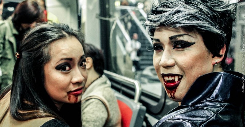 Two vampires on Muni