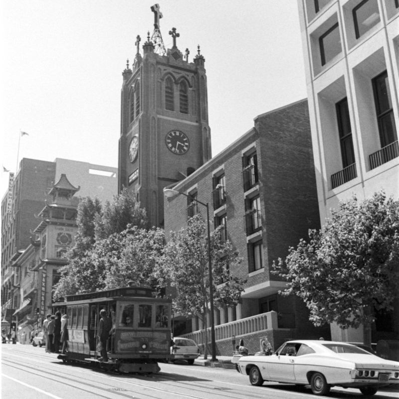 cathedral and cable car