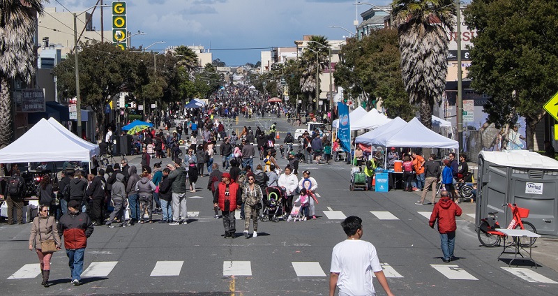 Sunday Streets in the Mission
